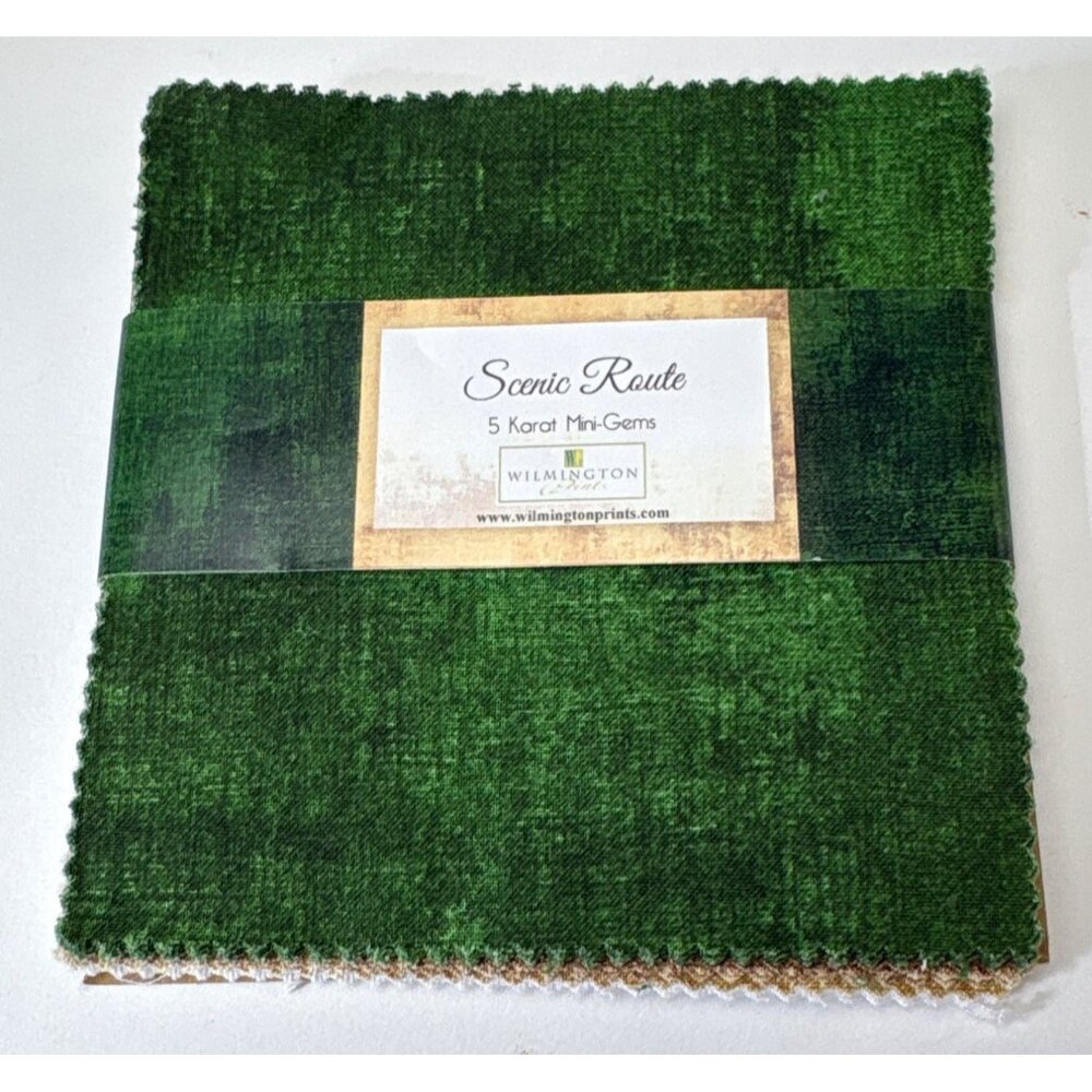 Wilmington Prints Scenic Route 5” Cotton Fabric Squares 24 Pieces Quilting Craft
